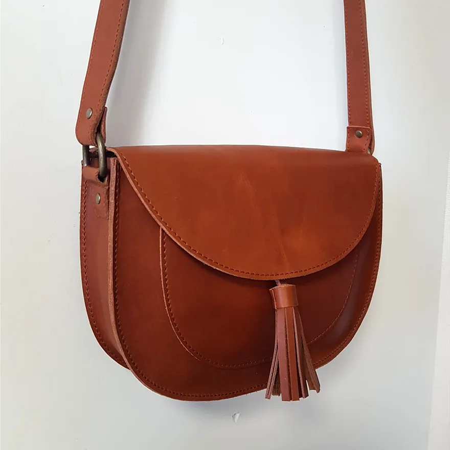 sac bandouliere cuir naturel